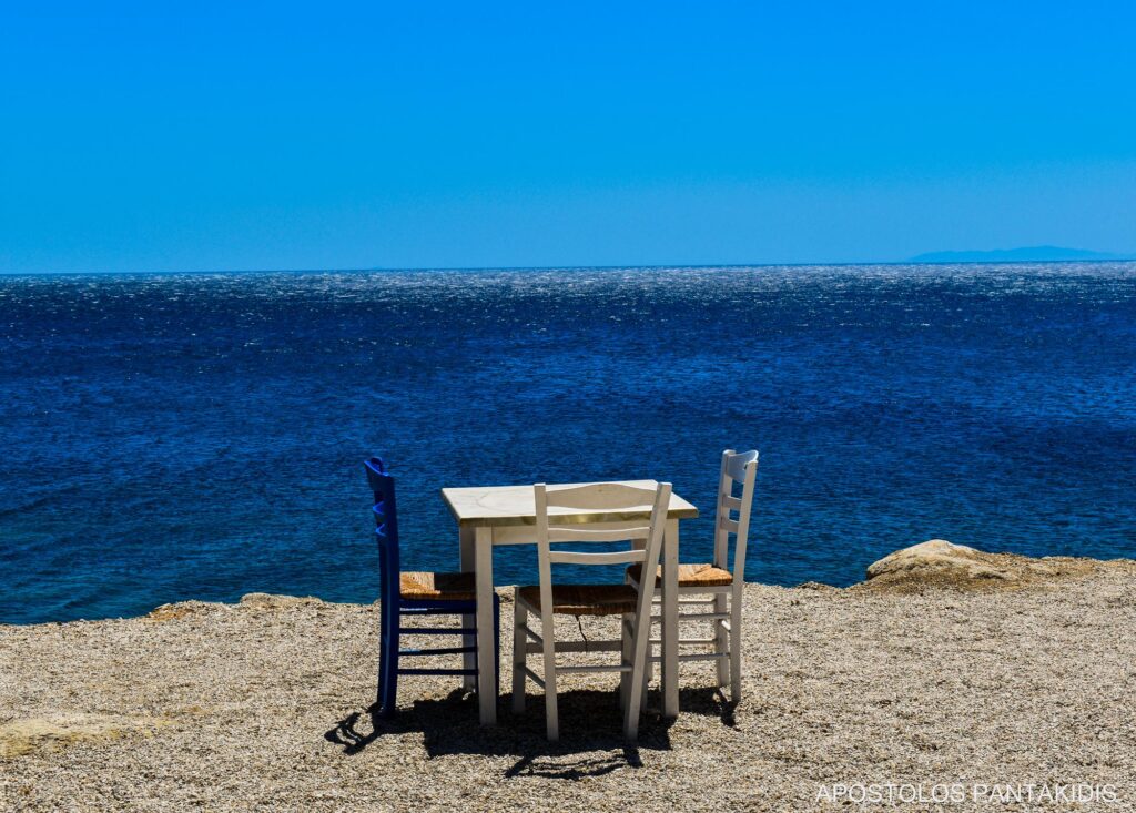 A traditional tavern in Manganitis Ikaria