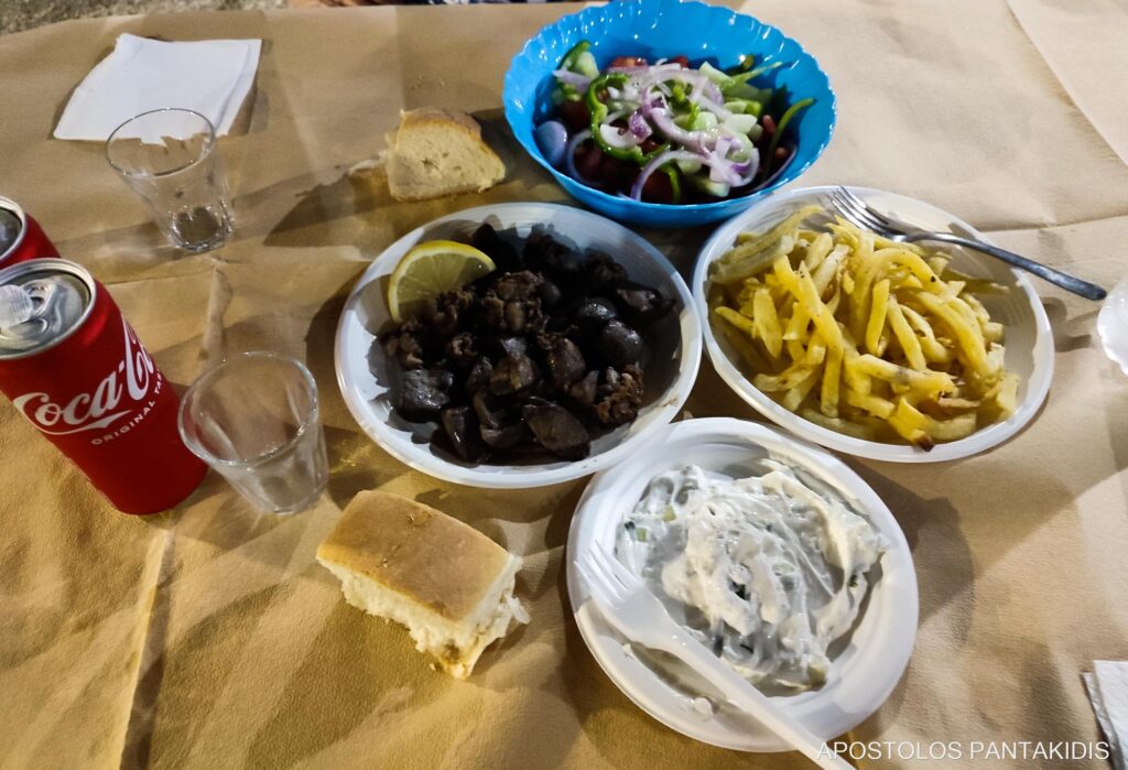 Traditional dish Liver Ikaria