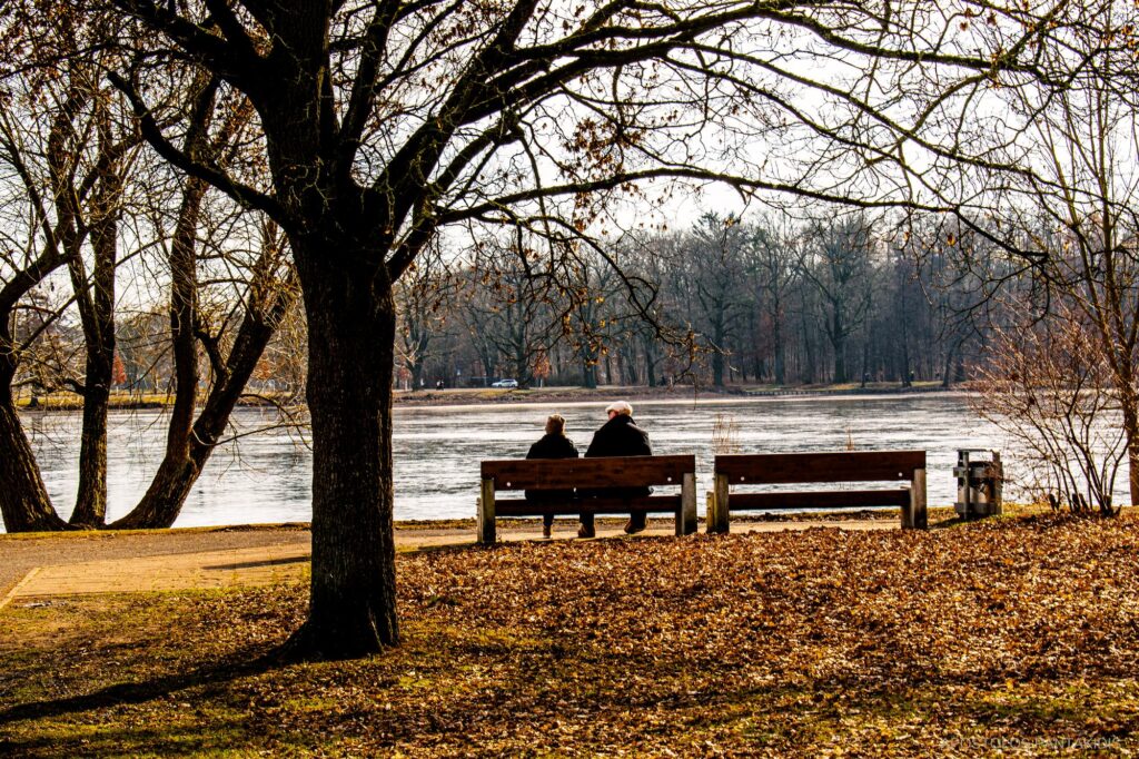 Together in the moment, by the lake, where time stands still