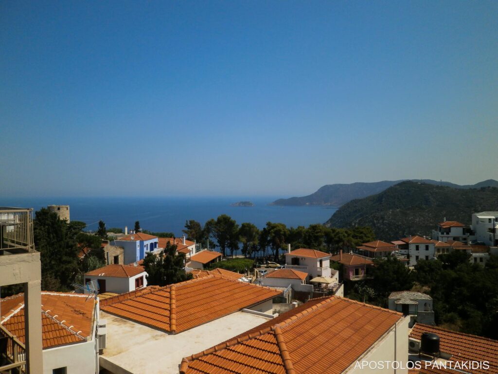 the view of the Aegean Old Alonissos