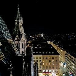 The view from the tower of St. Stephen's Cathedral